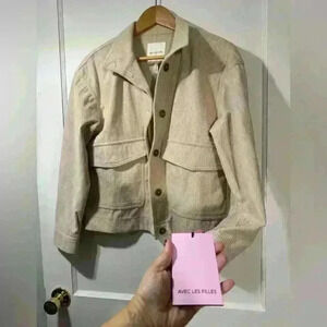 NWT Avec Les Filles Corduroy Jacket